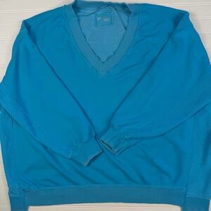 Aerie womens Vibrant Blue V-Neck Sweater
